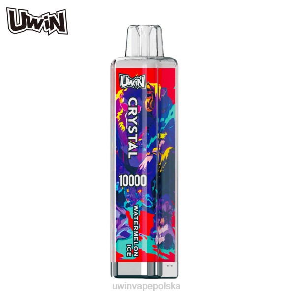 UWIN Crystal Polska - UWIN CRYSTAL 10000 jednorazowych waporyzatorów lód arbuzowy 8PHX5