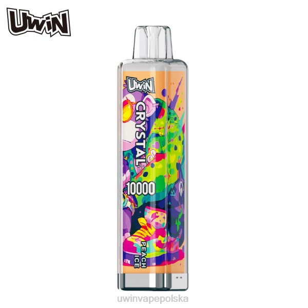 UWIN Crystal Warszawa - UWIN CRYSTAL 10000 jednorazowych waporyzatorów lód brzoskwiniowy 8PHX10