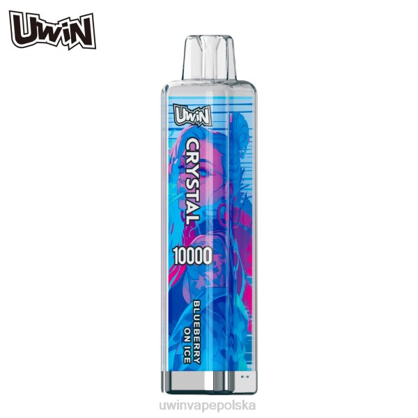 UWIN Vape Recenzja - UWIN CRYSTAL 10000 jednorazowych waporyzatorów jagody na lodzie 8PHX4